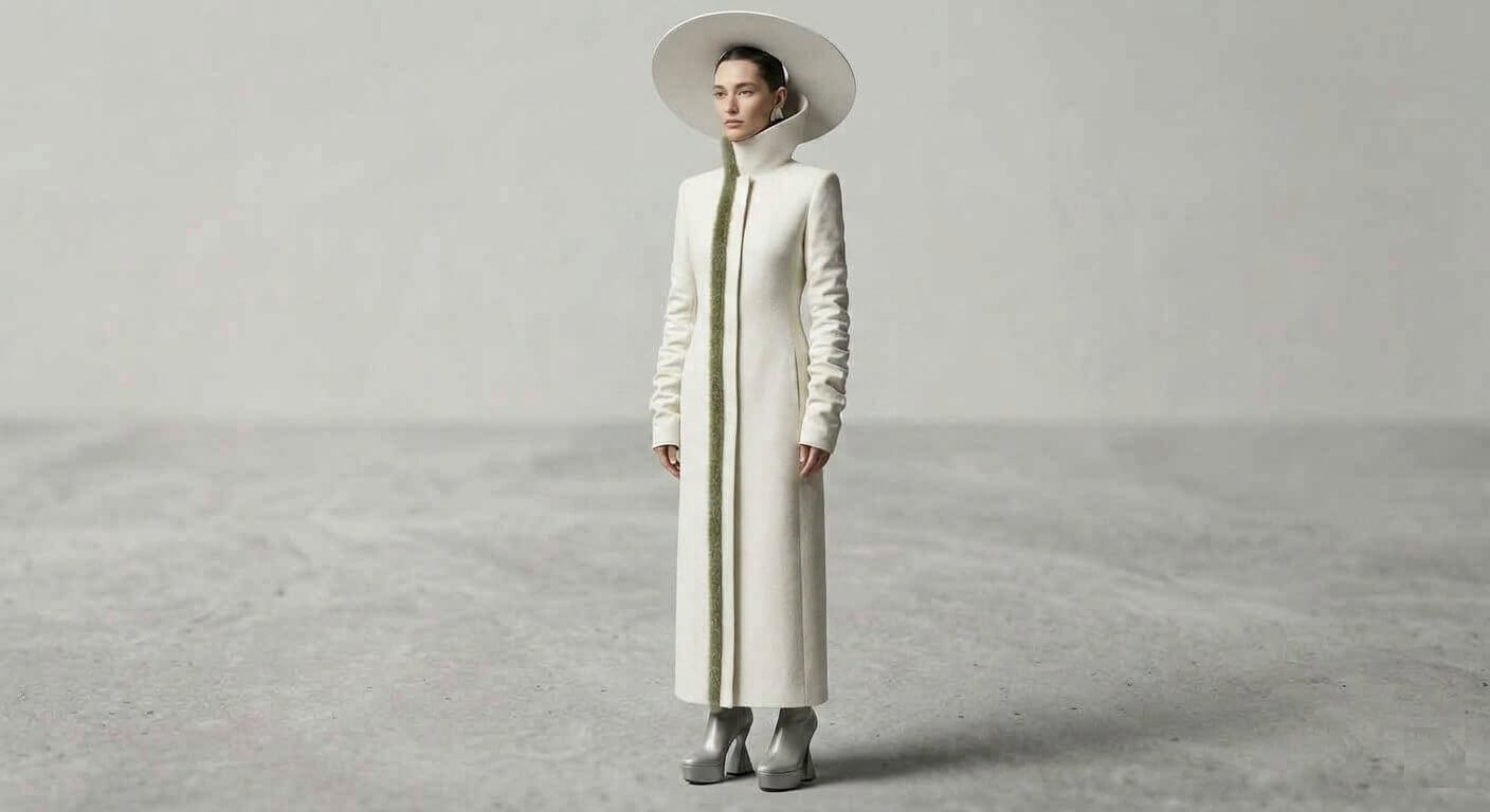 The Disc Collar Coat