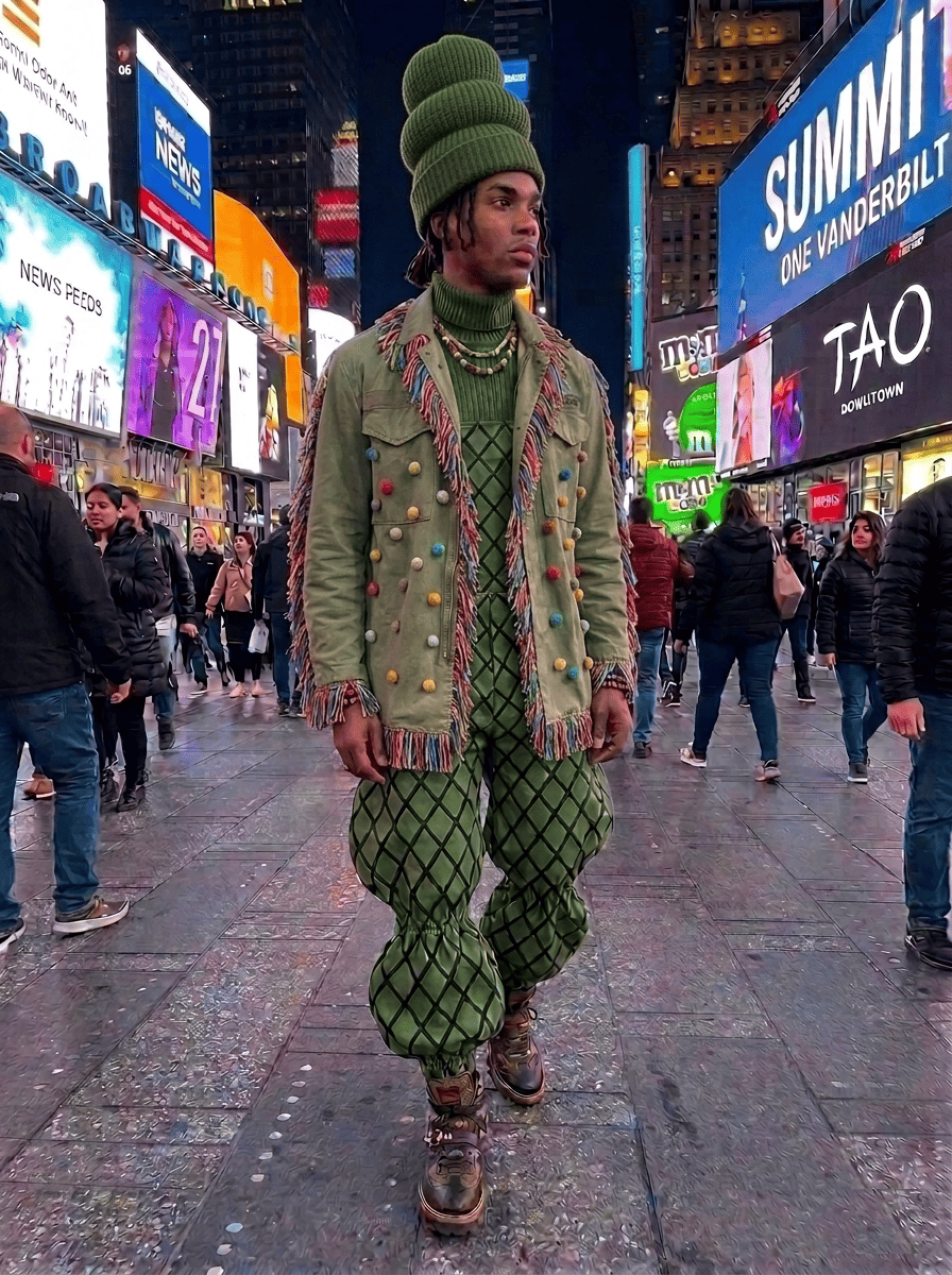 The Beaded Turtleneck